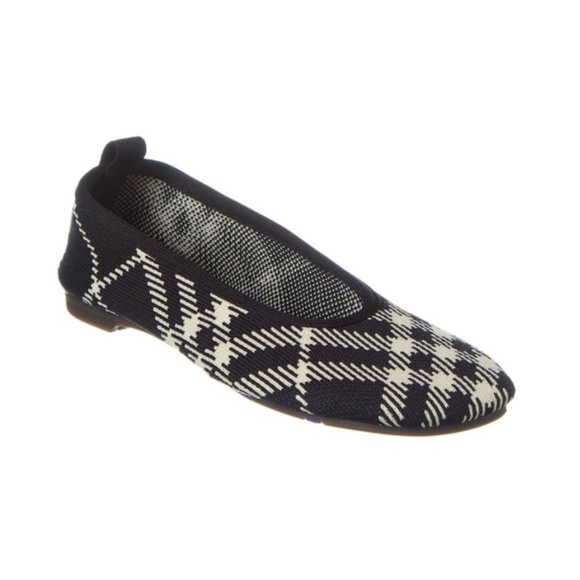 Burberry Check Knit Flat NWT - Picture 1 of 1